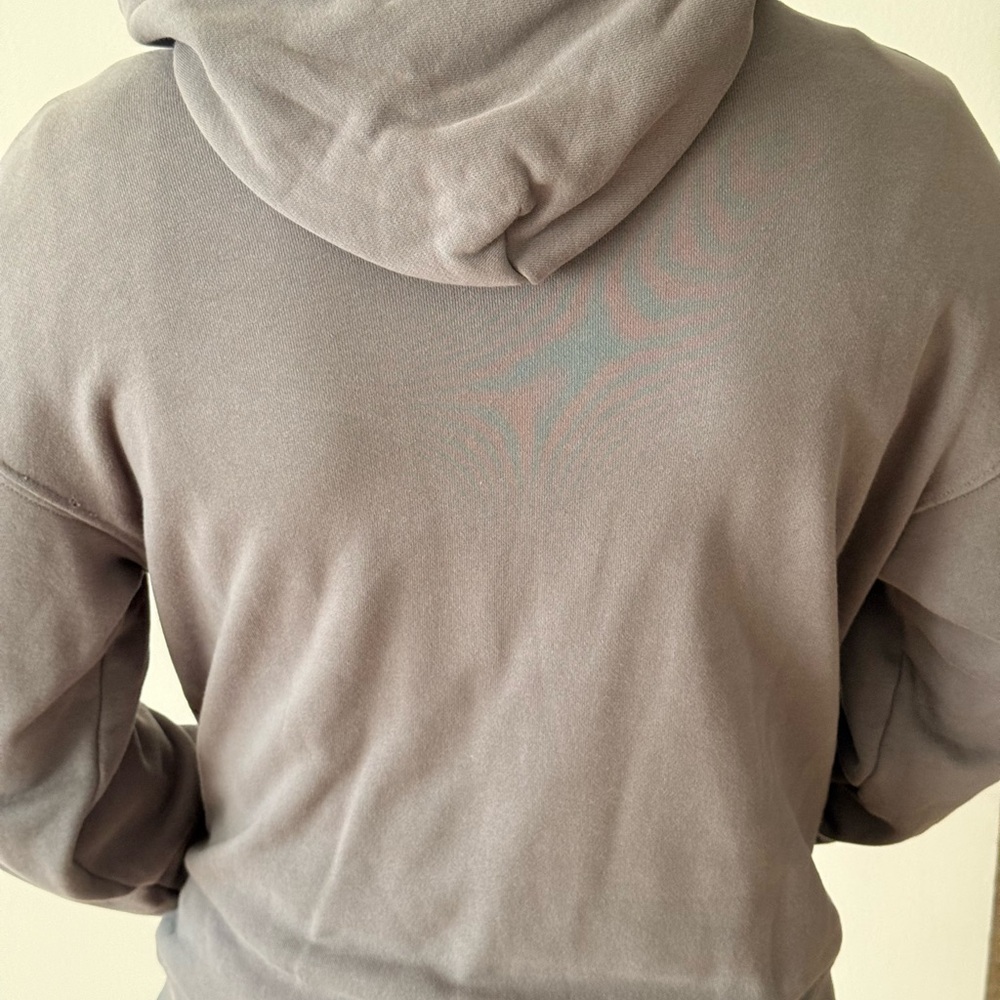 Gray Hoodie with Green Spider Design - Picture 4 of 6